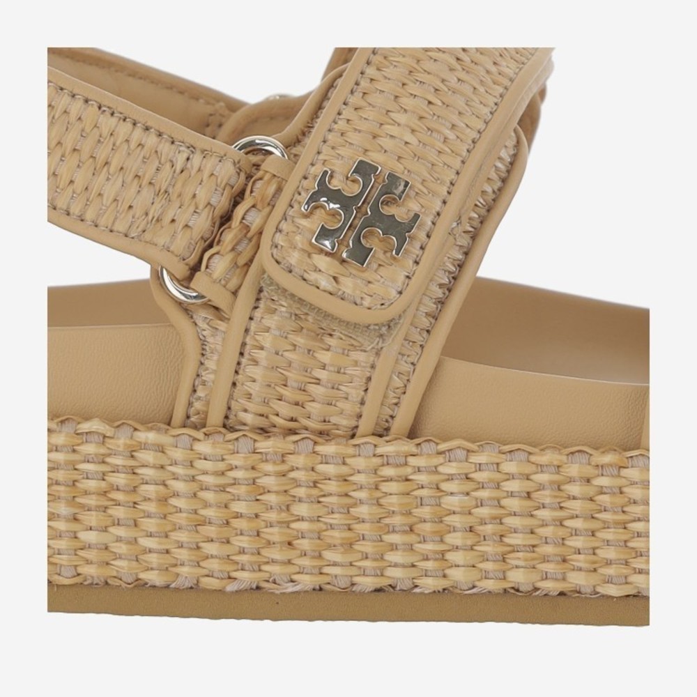 Tory Burch Kira Raffia Sandals - NWT - Picture 5 of 5